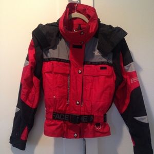 The North Face Red Extreme Gear Ski Jacket